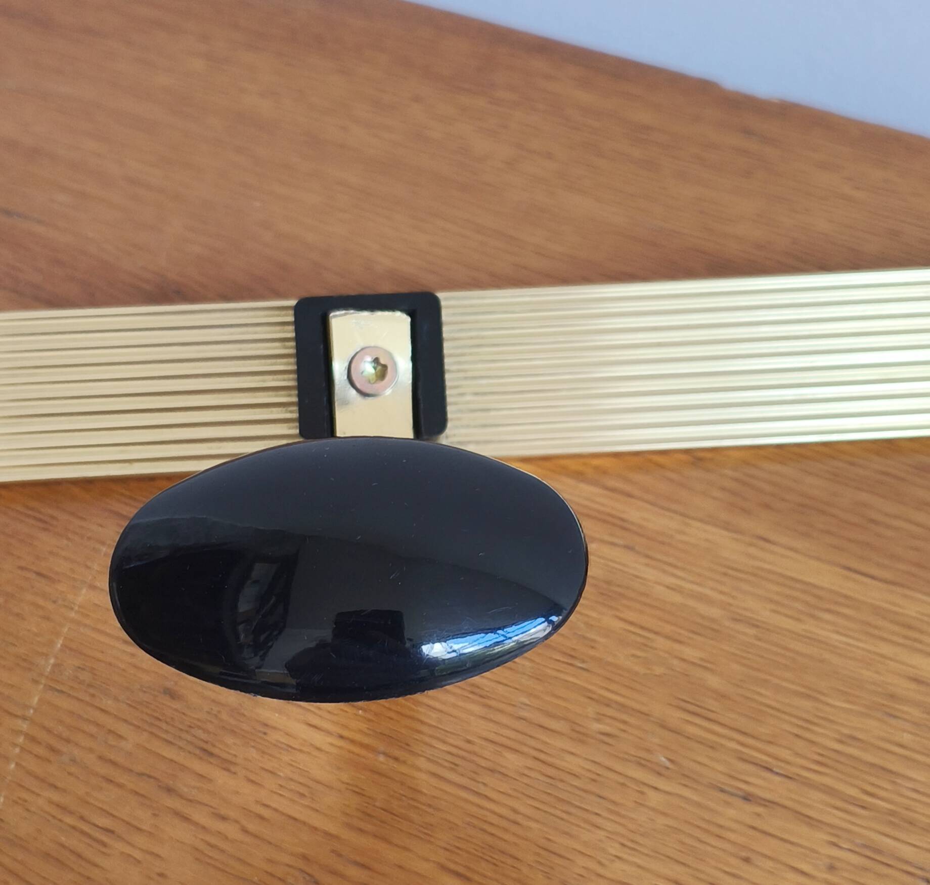 Evenlux wall coat rack with 3 hooks from the 1950s/60s.