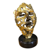 According to Salvador Dalí – The Test of Time – Bronze with gold leaf