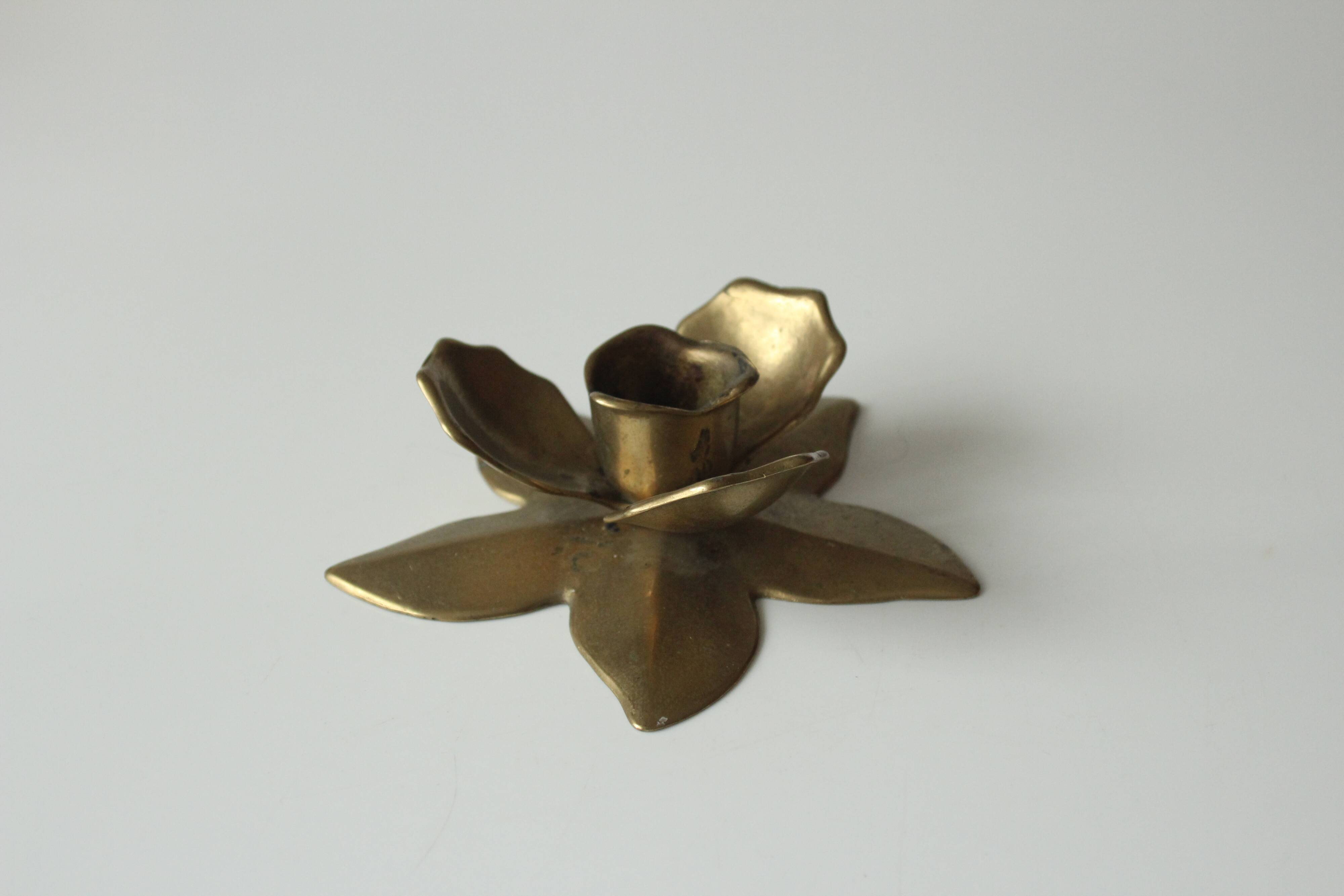 Brass candlestick