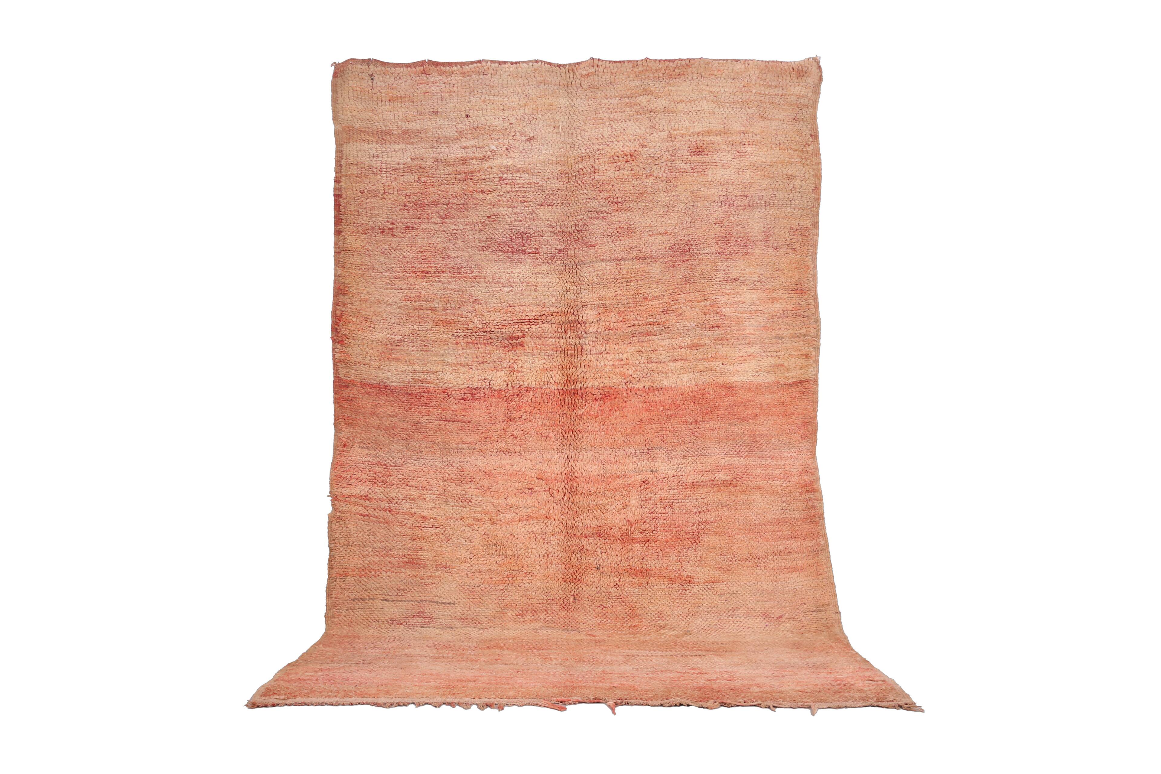 Peach Vintage Boujaad Rug 178 x 284 cm - Moroccan rug - Handmade Berber Rug