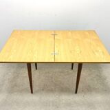Small extendable dining table, Cesky Nabytek edition, czech vintage