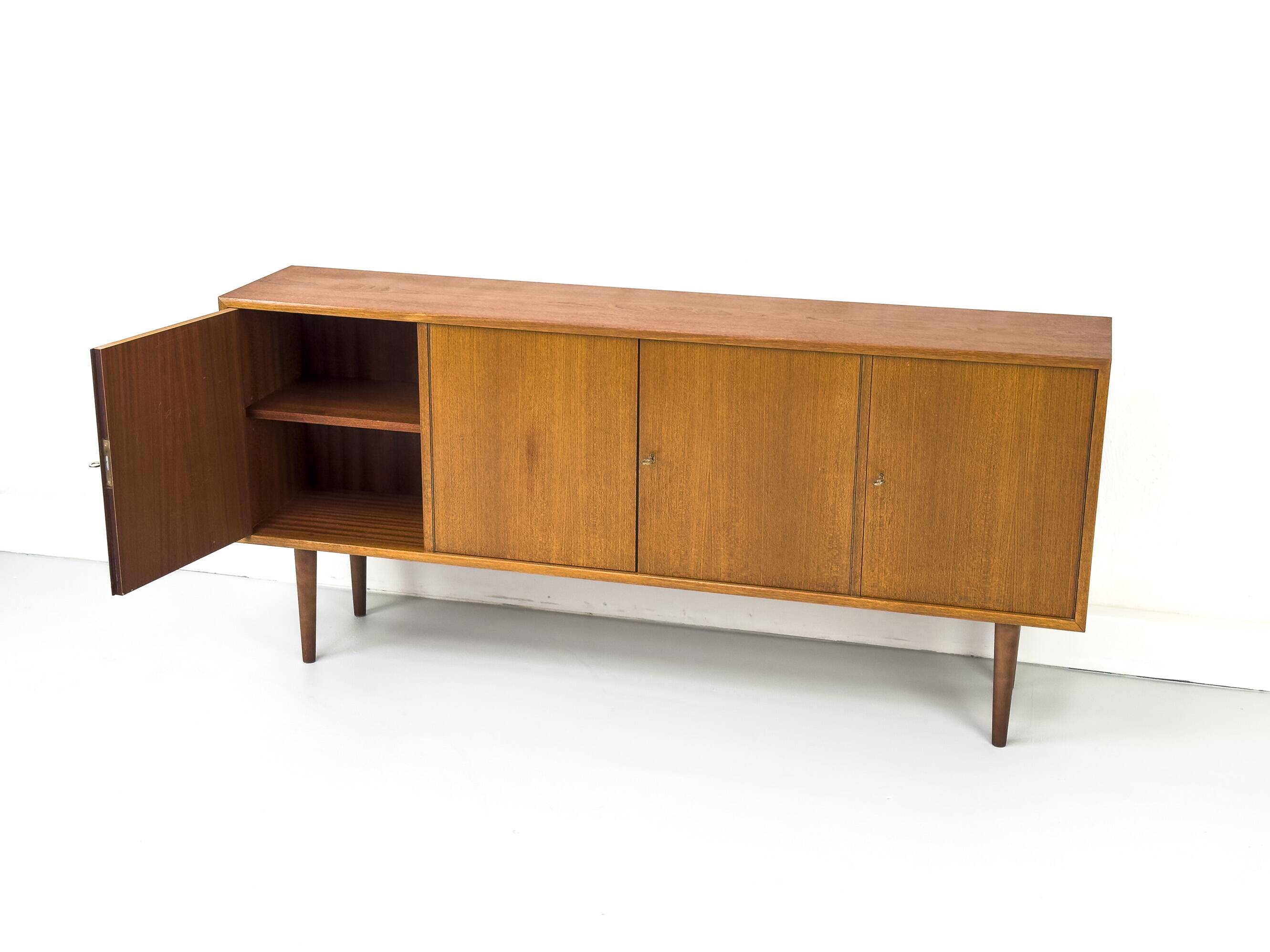 Mid Century Teak Sideboard by WK Möbel, 1960s