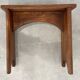 Lace bench in natural wood folk art, quite high