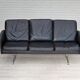1970s, Danish design by Georg Thams for Vejen Møbelfabrik, 3 seater sofa, leather.