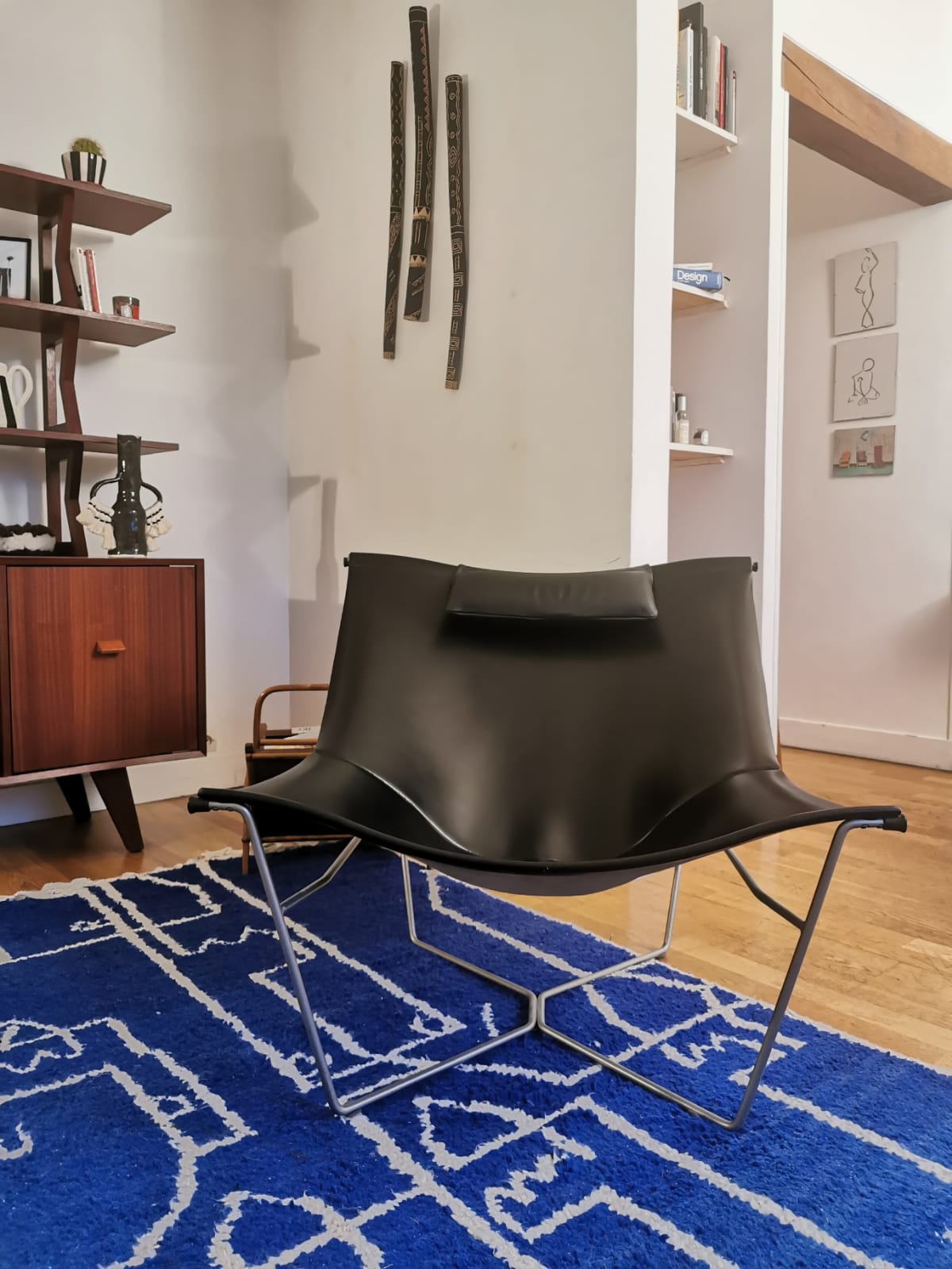 Vintage leather armchair