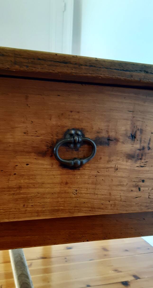 Table de ferme ancienne en bois de hêtre XIXème