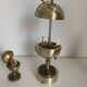Vintage 1960s world map cigarette holder lighter dispenser - 21 x 11 cm