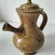 Pyrite stoneware ewer, potter's work, sculptural piece