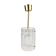 Suspension cylindrique en cristal Mid-Century moderne Carl Fagerlund pour Orrefors, années 1960