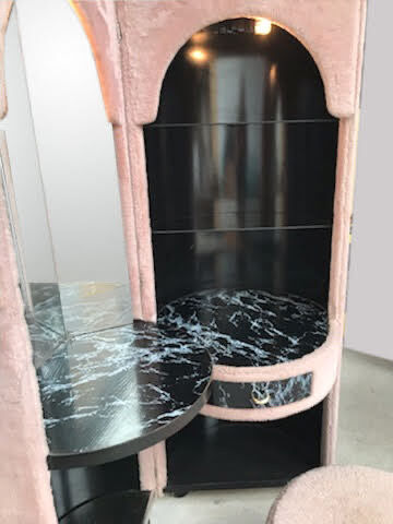 70's moumoutte dressing table, distributed by Roche Bobois