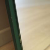 Miroir avec cadre en pin, design danois, années 1970, production : Danemark