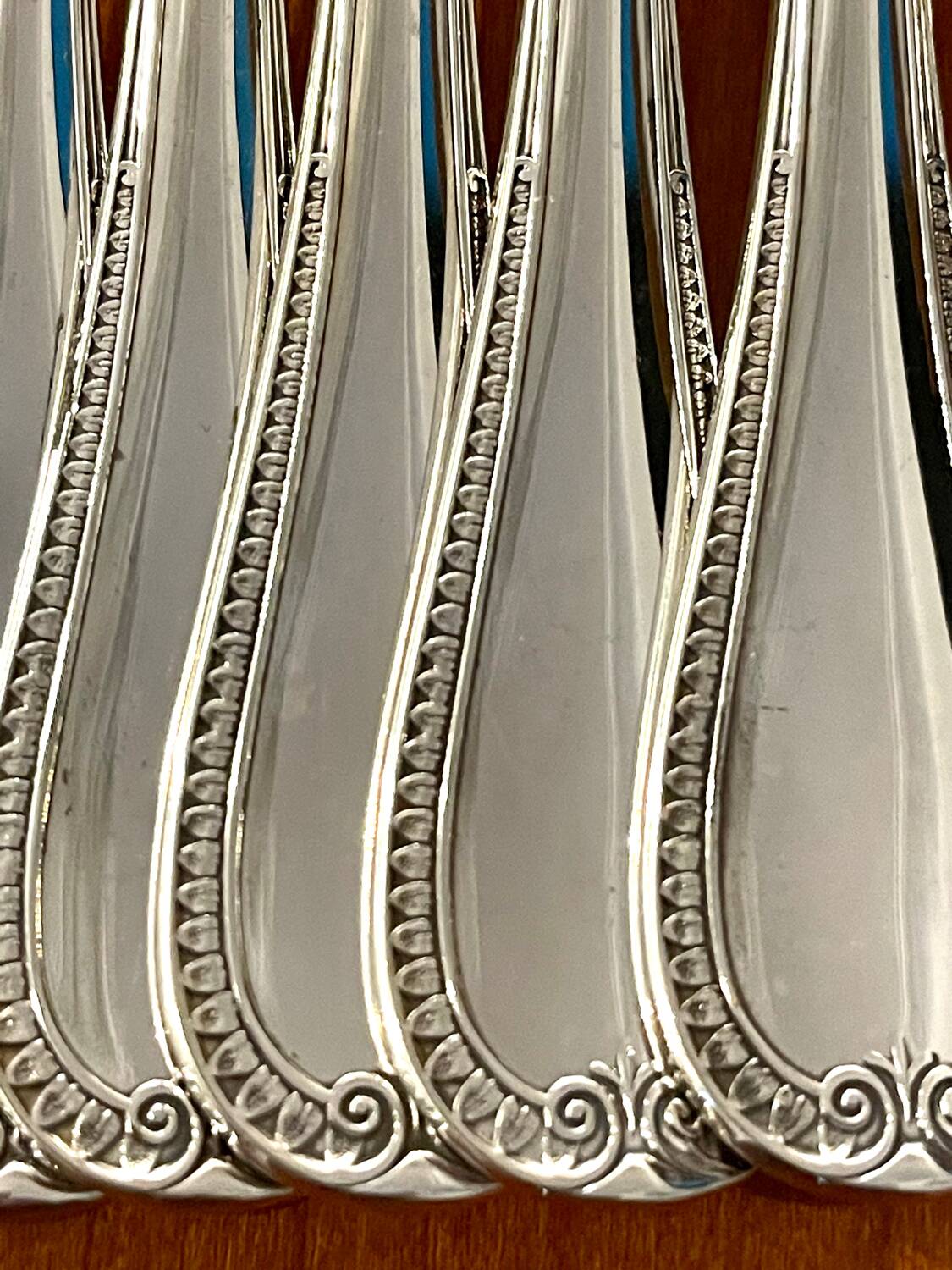 Christofle malmaison 12 couteau à poisson 19,7 cm .excellent état