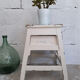 Wooden waxer's stool with drawer