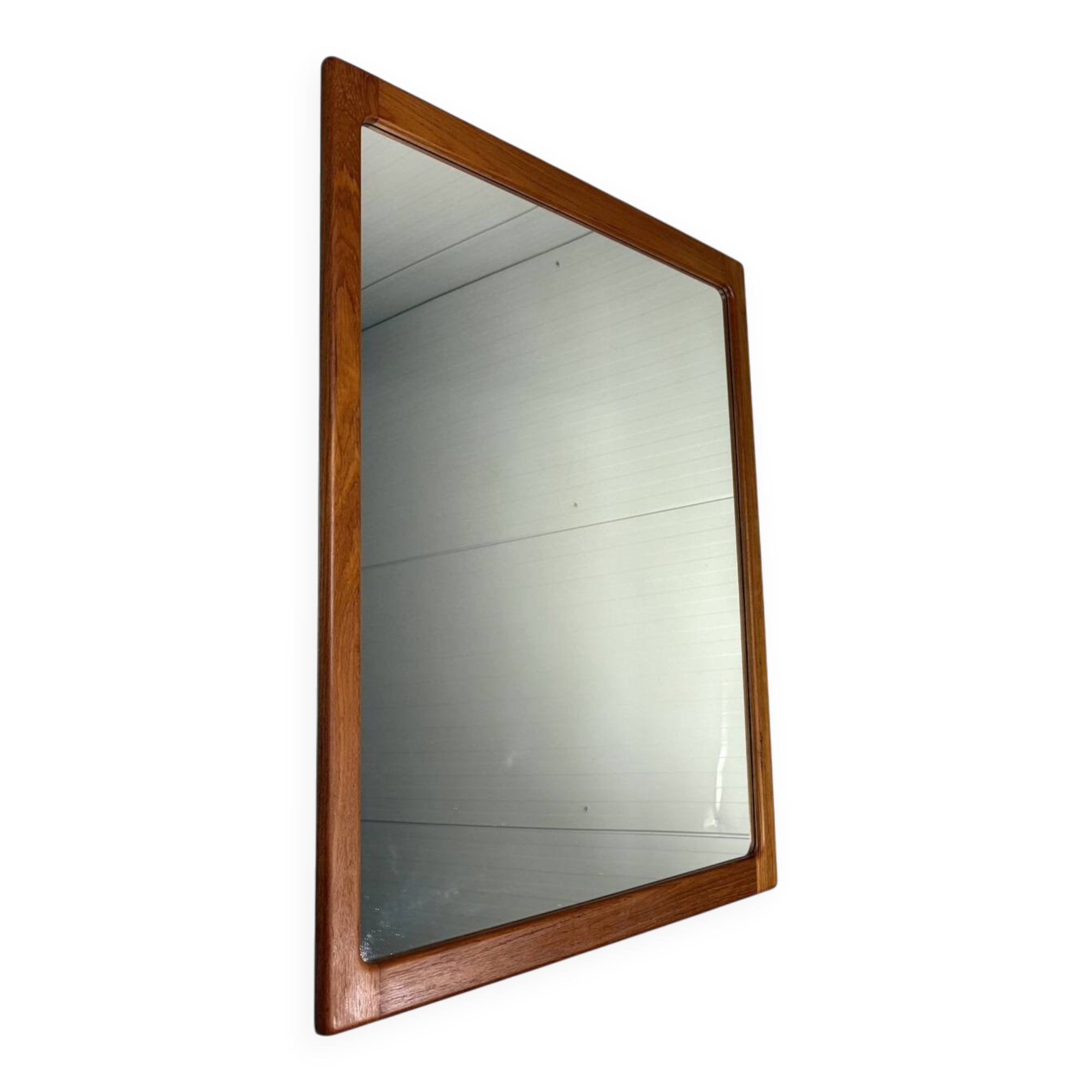 Silkeborg XL teak wall mirror, Denmark