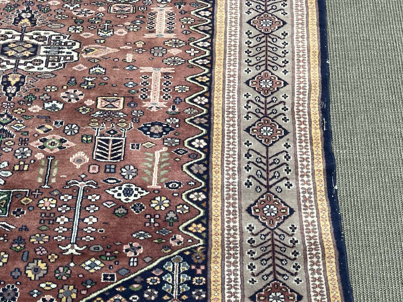 Iranian handmade wool rug