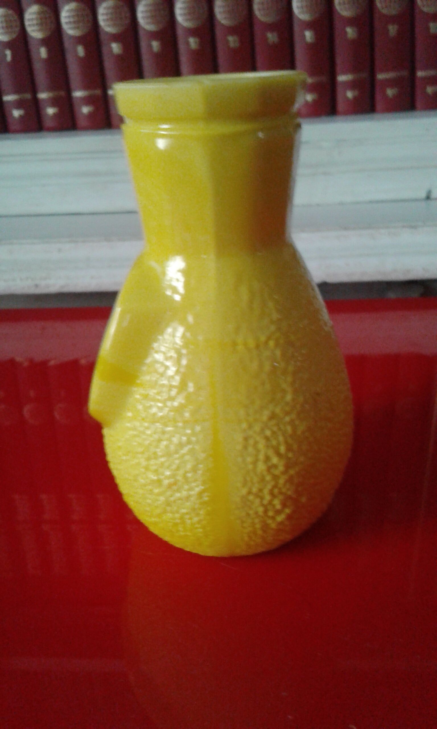 Vintage orangina straw holder