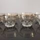 Champagne cups glassware from the Chapelle St Mesmin 30s