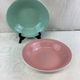 Duo old hollow dishes made in france saint Amand Céranord