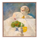 Albert Blitz – Grande huile sur toile, 1967 – 110 × 100 cm