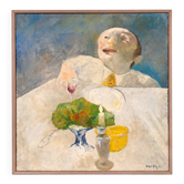 Albert Blitz – Grande huile sur toile, 1967 – 110 × 100 cm