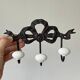Wall hook with 3 hooks