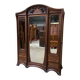 Antique Art Nouveau wardrobe, linen cupboard