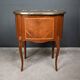 Petite Commode Coiffeuse en Acajou, style Transition – 1940