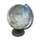 Old terrestrial globe world map perrina paris glass vintage metal foot