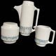 Coffee service tea dessert porcelain Limoges Jammet-Seignolle 20th century