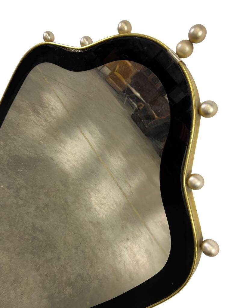 Miroir mural doré vintage