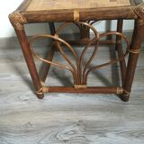 Small rattan coffee table