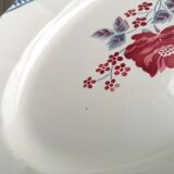 Oval dish Digoin Sarreguemines collection Josiane