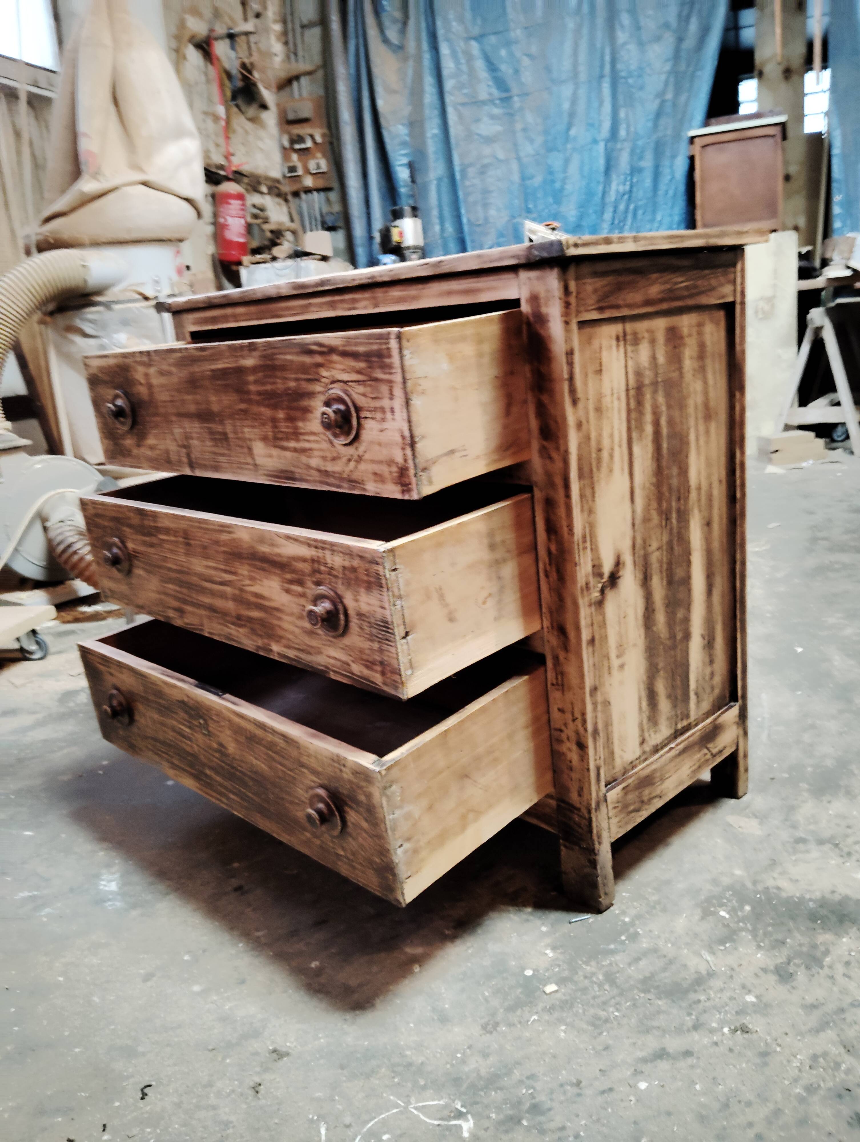 Commode brocante "wabi sabi"