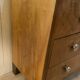 Walnut chest of drawers