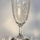 6 Baccarat glasses Funel shaped late 19th - early 20th century 