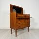 1960s Vintage Original Danish Teak Dresser with Mirror