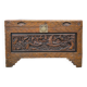 Large Chinese carved camphor wood chest from the 20s/30s