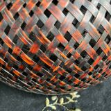 Panier cache-pot Ikebana bambou art japonais XXe siècle