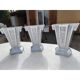Set of aluminium vases from the 1930s.