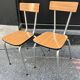 Chaises Formica années 50 Vintage