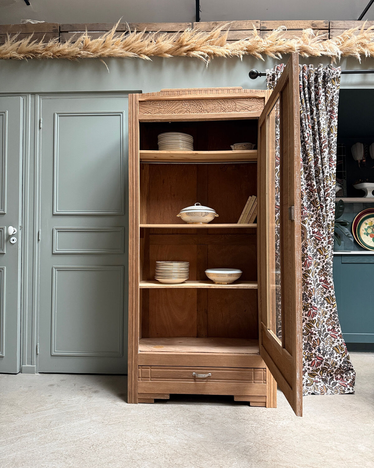 Armoire vitrée Art Déco