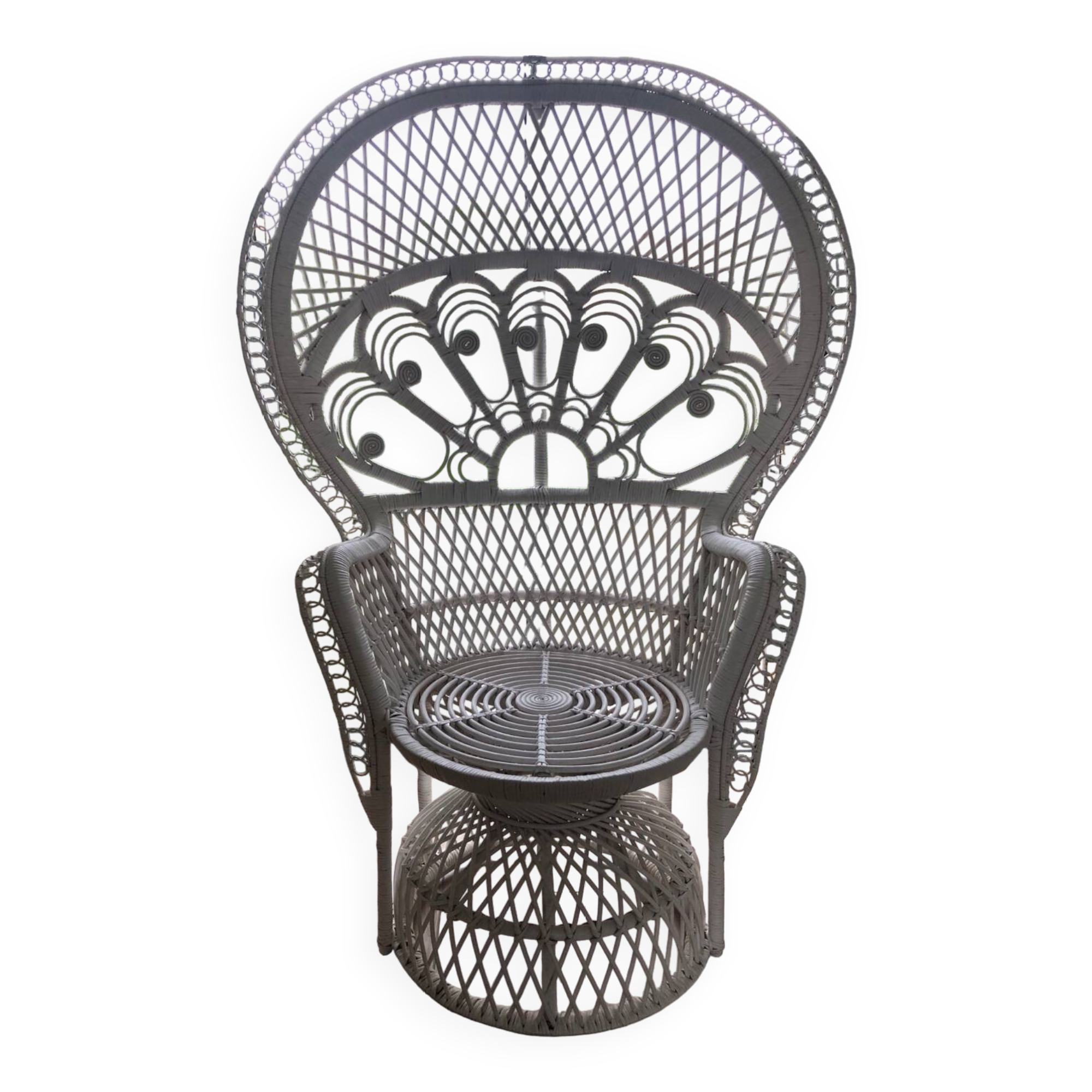 Emmanuelle wicker armchair