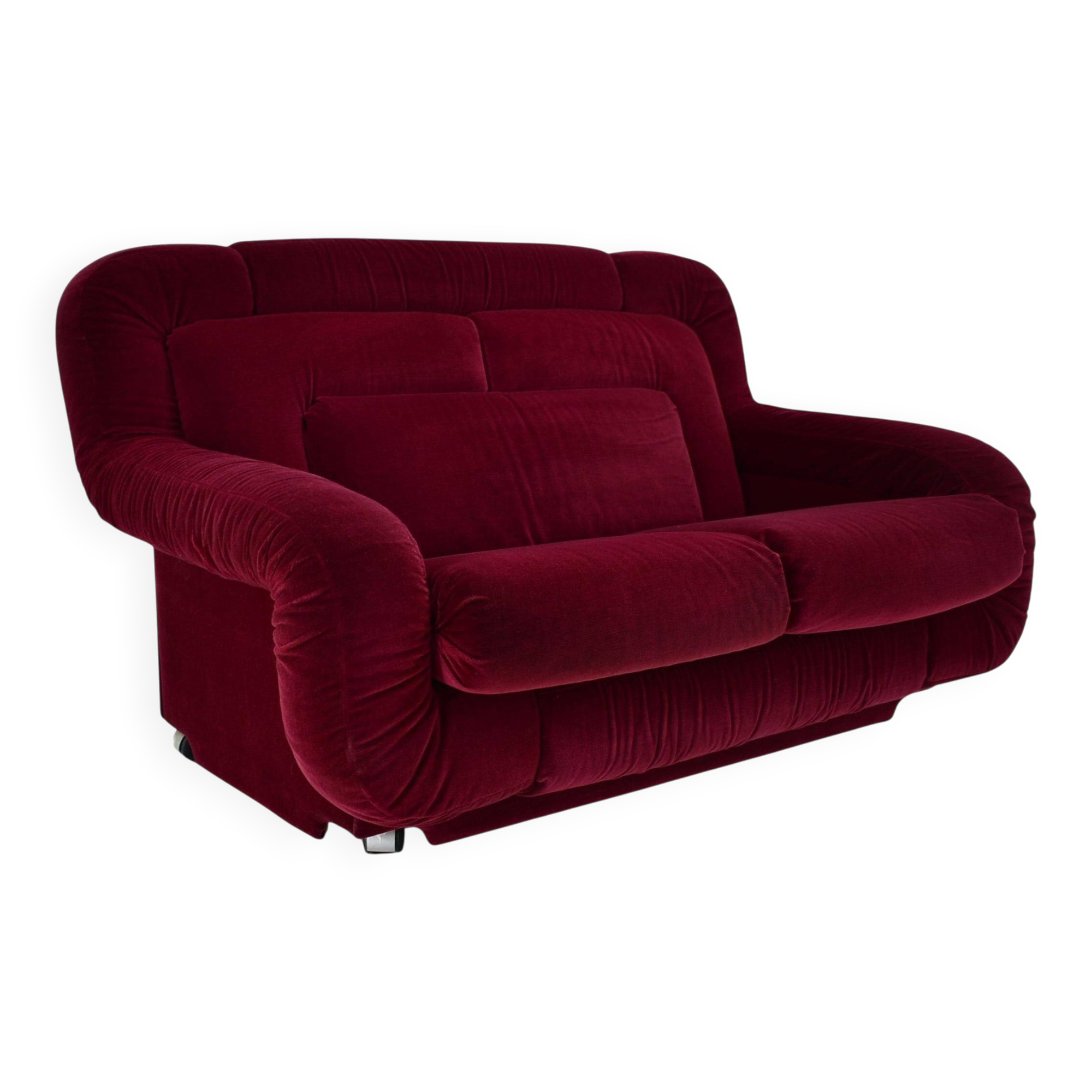 Two-seater canapé, rare from the 1970s, Italy.