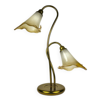 Vintage Murano Lys table lamp, Italy, 1970s
