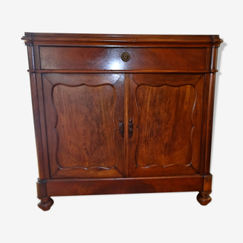 Low antique 19th century mahogany buffet