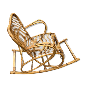 Rocking-chair rattan