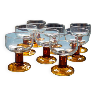 70's stemware