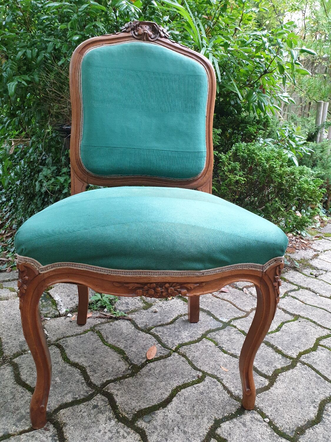 Louis XV upholstered armchair