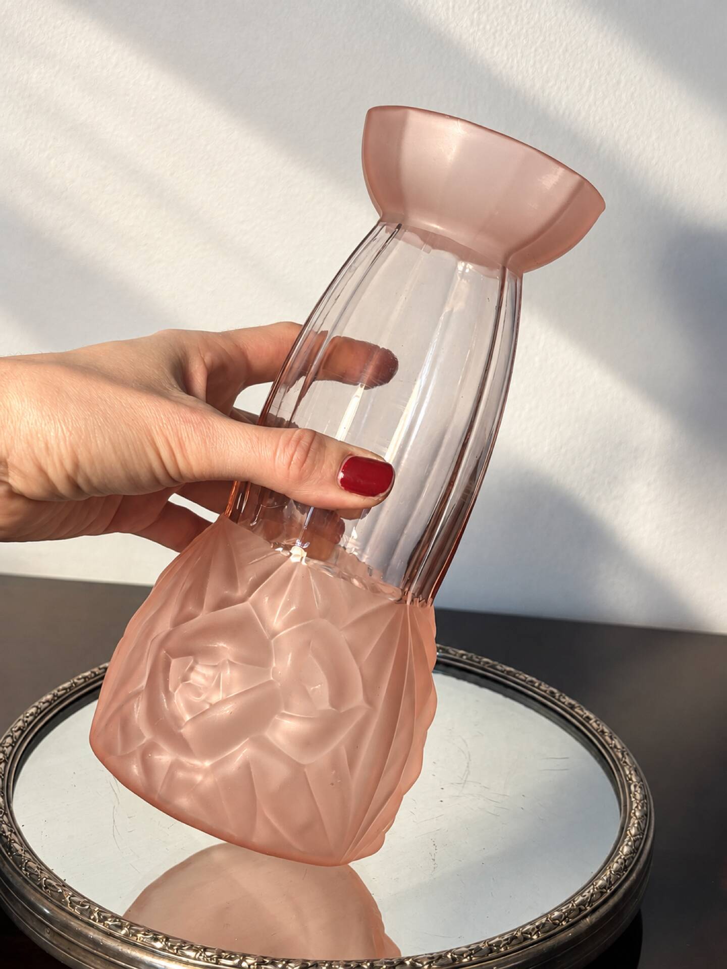 Vase hyathinte Art Deco