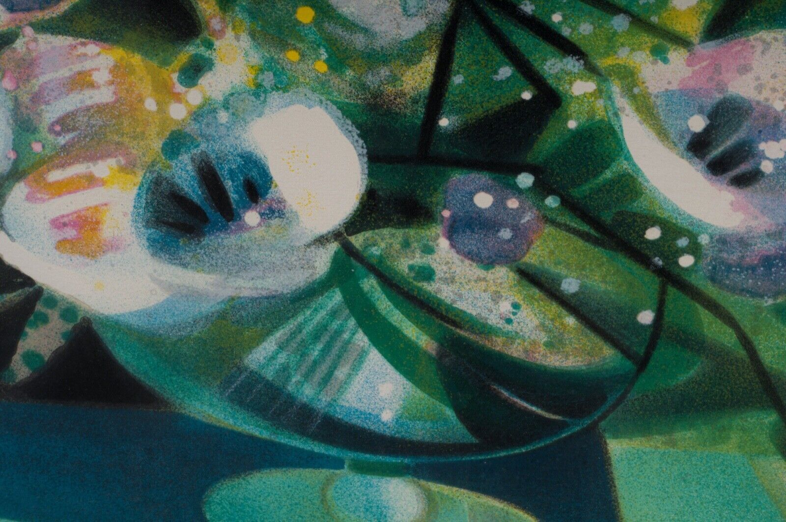 Lithograph camille hilaire bouquet of flowers 121 of 175 certificate